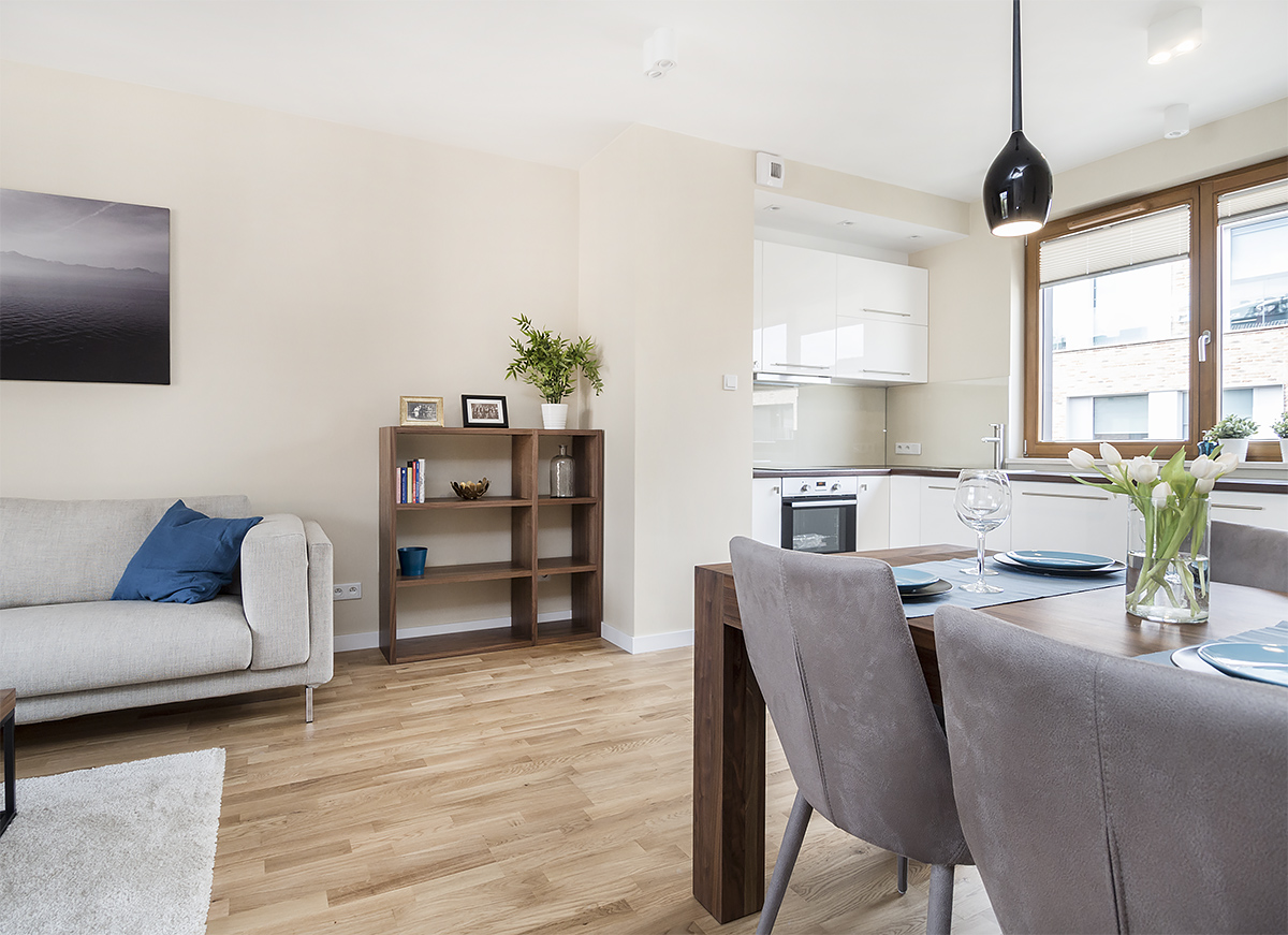 Sycylia (Metropolitan E) Apartament w Browarze Lubicz na Starym Mieście w Krakowie, Apartament z 2 sypialniami - LANDMARK APARTMENTS